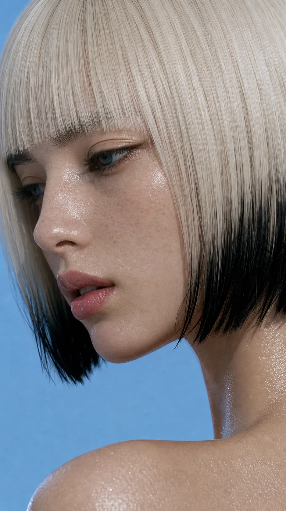 Side portrait of the Somnia humanoid